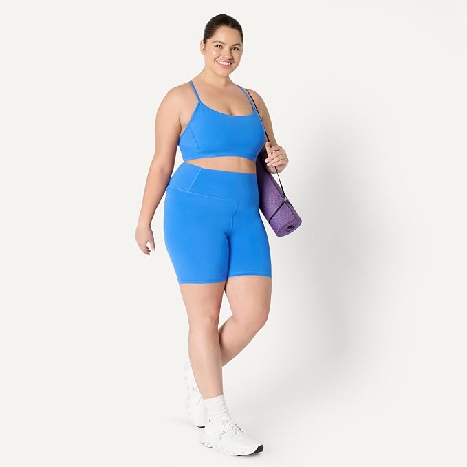 Amazon Essentials Women's Active FormFlex Buttery Soft High Waist Biker Shorts