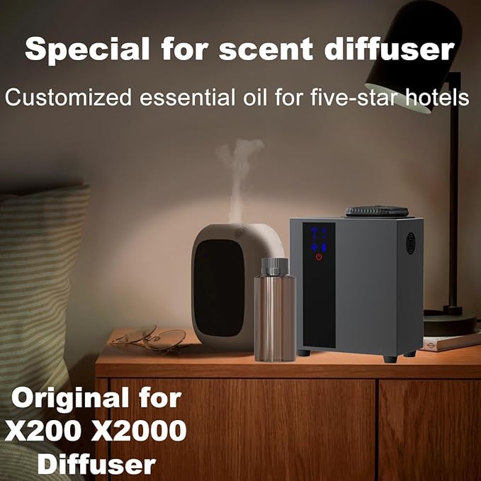 Fragrance Scent Diffuser Genuine Oil - DIFFMELY, Original Bottle for Waterless Diffuser, 7 Fl Oz 207ml, Less Than 0.55 Cost per Day, Fragrance Oil, Type Gin
