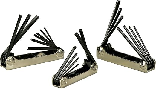 EKLIND 29171 Fold-up Hex & TORX star Key Combo- Inch / MM (3 sets 23pc)