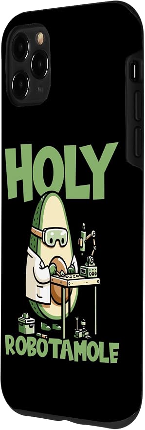 iPhone 11 Pro Max Robots Artificial - Ai Robotics Avocado Holy Robotamole Case