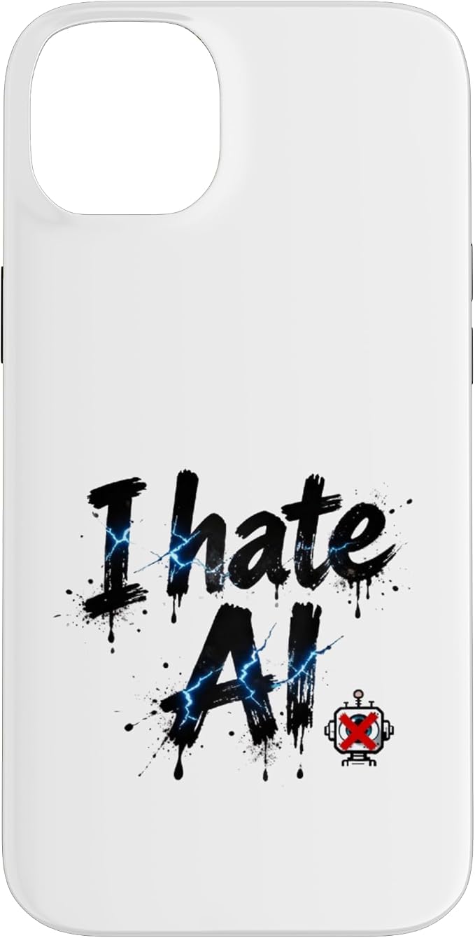 I Hate Ai Case for iPhone 14 Plus