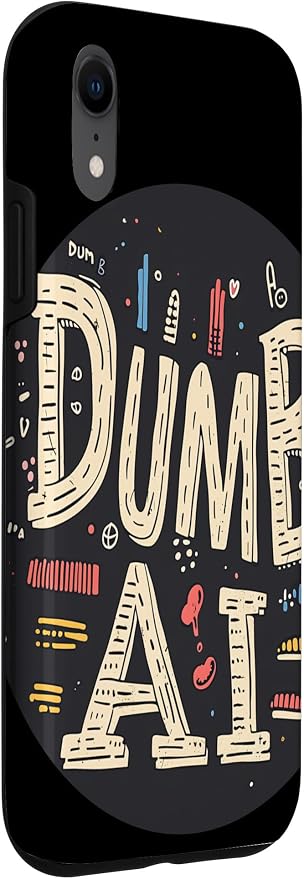 iPhone XR Dumb AI Stamp Costume Case