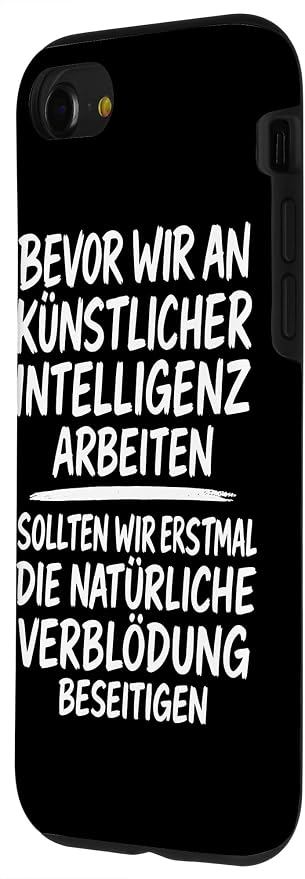 Fix Stupidity First ��� AI Can Wait Case for iPhone SE (2020) / 7 / 8