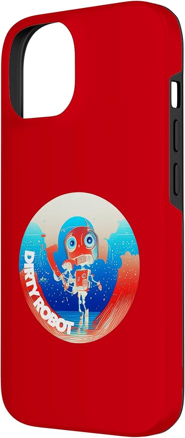 Dirty Robot my computer friend brand AI computing code cobot Case for iPhone 14