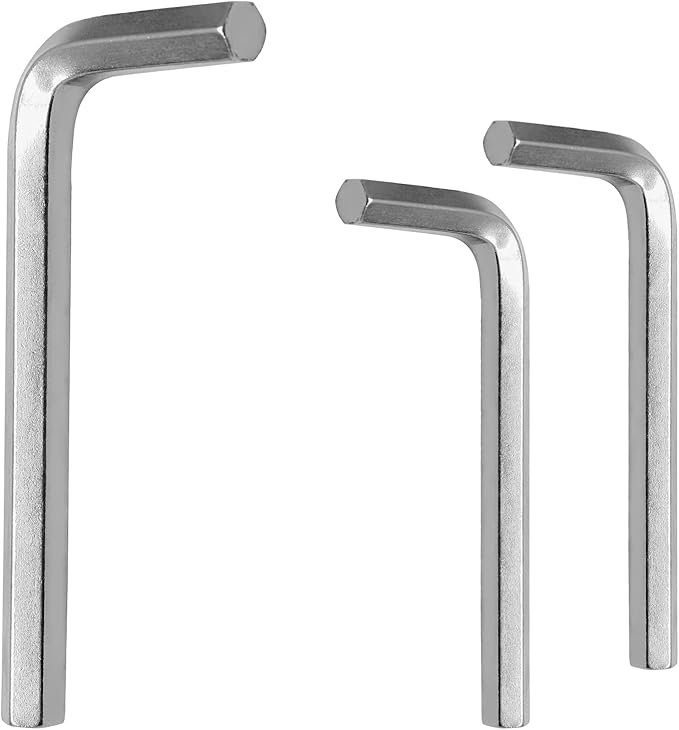 Piutouyar 10mm Hex Key, Allen Key, L Shaped Wrench - 3 Pcs Set for Bike, Furniture Repair