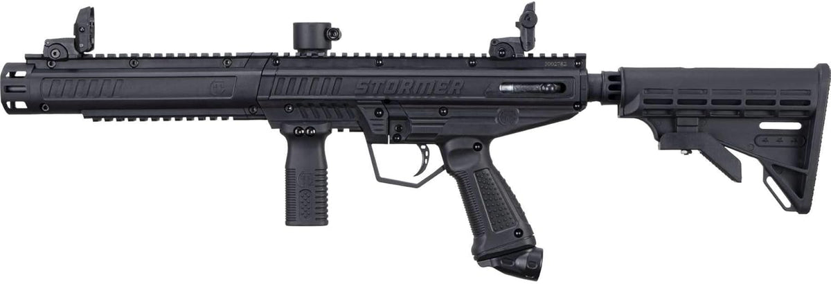 Tippmann Stormer Tactical Marker - Sleek Black Design for Enhanced Performance
