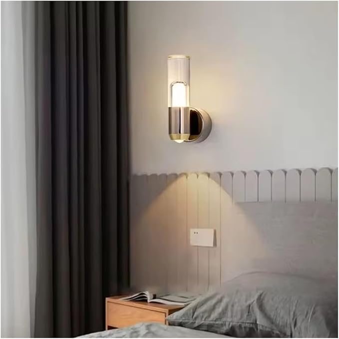 Modern Minimalist LED Wall Lamps, Transparent Ambient Lighting in Bedrooms, Background Decorative Fixtures,Wall lamp Indoor