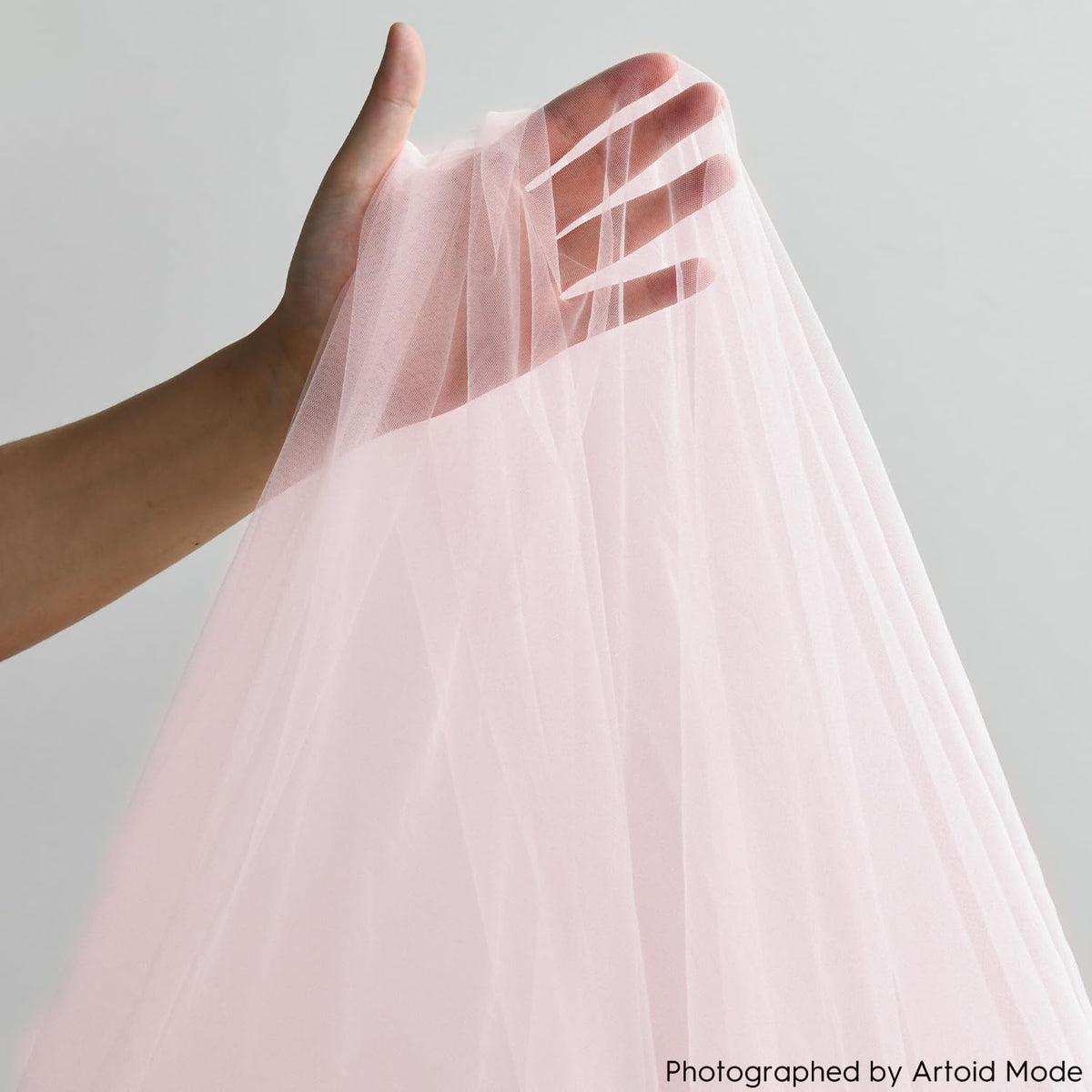 Artoid Mode Blushing Pink Gauze Table Runner 120 Inch 10FT, Seasonal Sheer Kitchen Dining Holiday Wedding Birthday Baby Shower Table Decor for Home Party