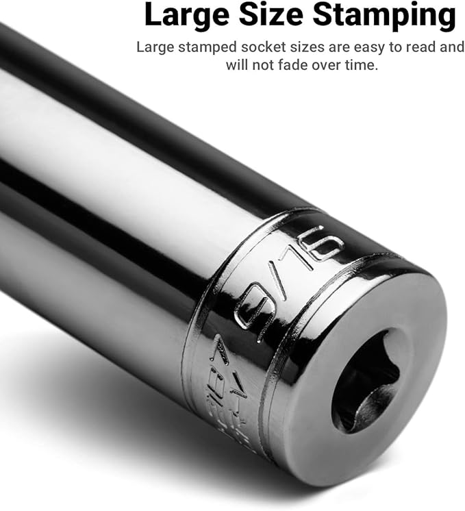 Capri Tools 13/16-Inch Deep Socket, 3/8-Inch Drive, 6-Point, SAE
