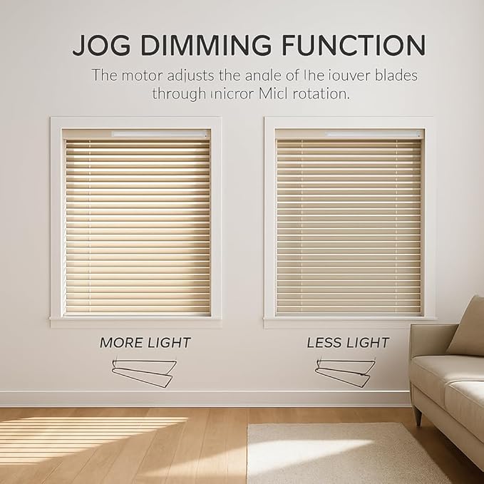 Solar Powered Motorized Roller Shade Kit for 1.5" Tube (38mm) | Rechargeable Electric Blind Motor with Remote | Wireless DIY Retrofit Driver | 2600mAh Battery (1.1 N.m Torque)