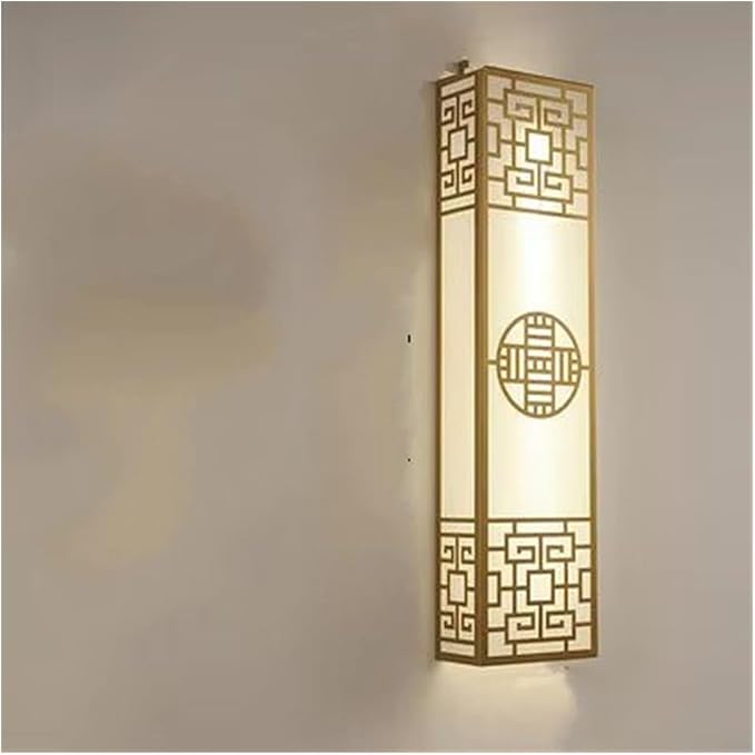 Chinese Style Bedroom Wall Lamp Strip Shaped Zen Background Wall Bedside Lamp Living Room,for Hall