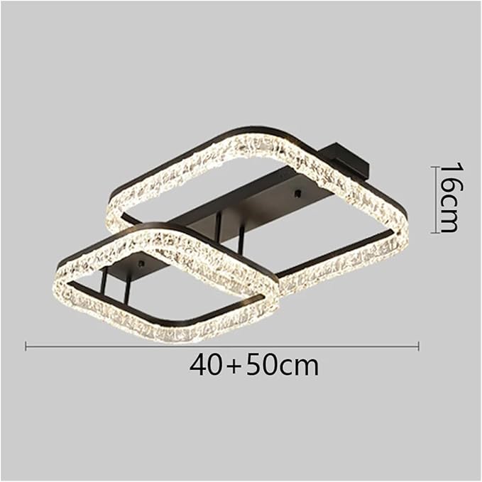 Nordic Home Decoration Salon Bedroom Decor Smart Led Lights Ceiling Light Indoor Lighting Versatile Use(Cold White,40 50cm)