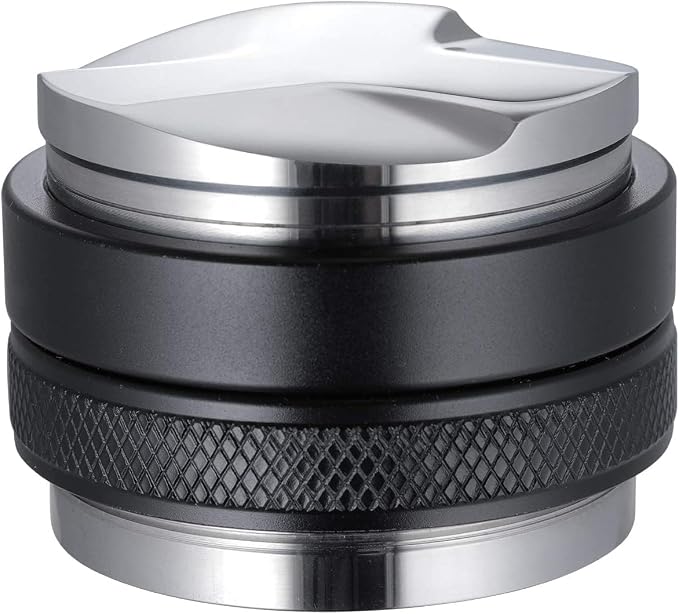 MATOW 53mm Coffee Distributor and Tamper, Dual Head Coffee Leveler Compatible with Breville 54mm Portafilter, Adjustable Depth- Professional Espresso Hand Tampers