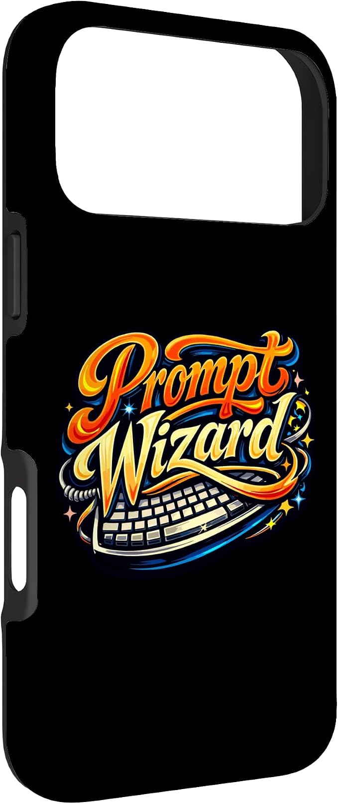 Prompt Wizard AI Retro Keyboard Case for iPhone 17 Pro Max
