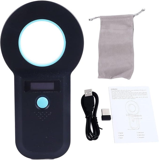 800mAh Large Capacity Pet Chip Reader, High Capacity Lithium Battery with Long Standby, Rechargeable Design for Prolonged Daily Practical Use