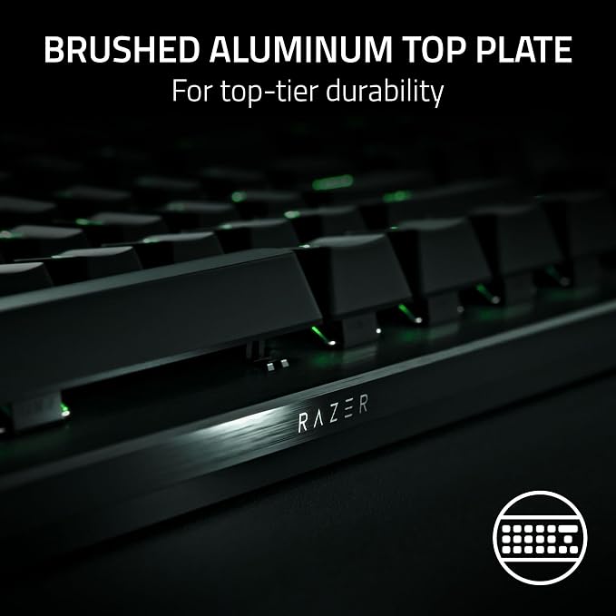 Razer Huntsman V3 Pro Esports Gaming Keyboard, Black | Analog Optical Switches, Snap Tap, Rapid Trigger, Adjustable Actuation, Media Keys & Dial, Doubleshot PBT Keycaps, Wrist Rest