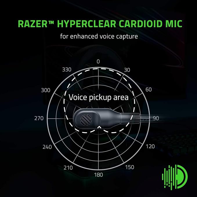 Razer BlackShark V2 X Gaming Headset: 7.1 Surround Sound - 50mm Drivers - Memory Foam Cushion - For PC, PS4, PS5, Switch - 3.5mm Audio Jack - Black | 7.1 Surround Sound, 50mm Drivers, Cardioid Mic, Lightweight, Memory Foam, Noise Isolating Earcups, for...