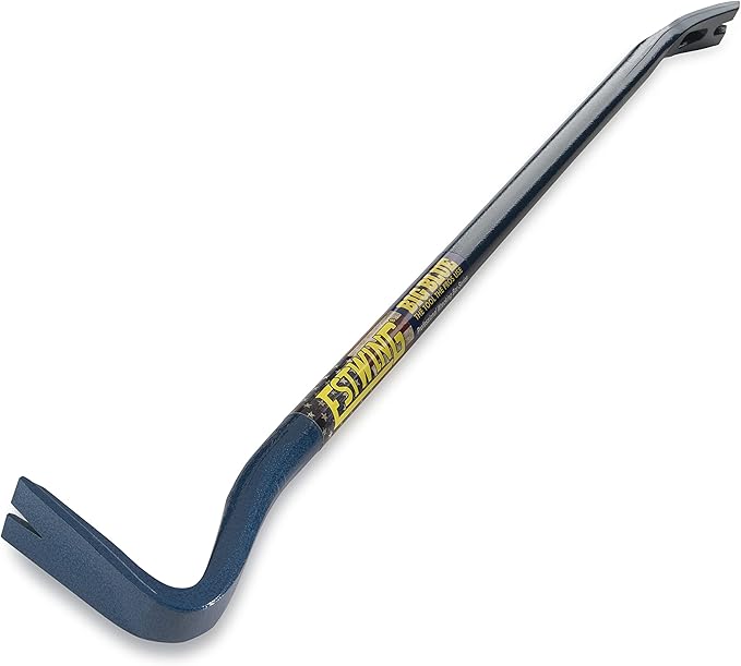WORKPRO W017007A Bolt Cutter, Bi-Material Handle with Soft Rubber Grip, 30" & ESTWING Gooseneck Wrecking Bar PRO - 36" Pry Bar with Angled Chisel End & Forged Steel Construction