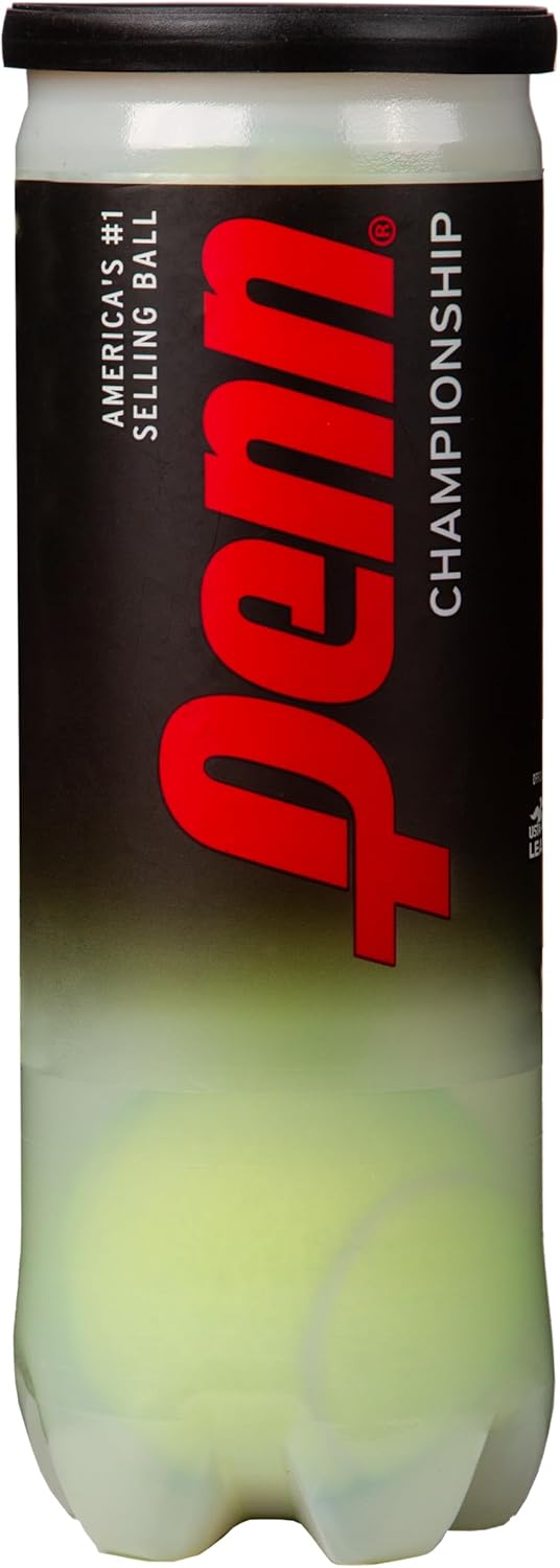 Penn Championship Tennis Balls - Extra Duty Felt, Pressurized | 15 Cans, 45 Balls Total