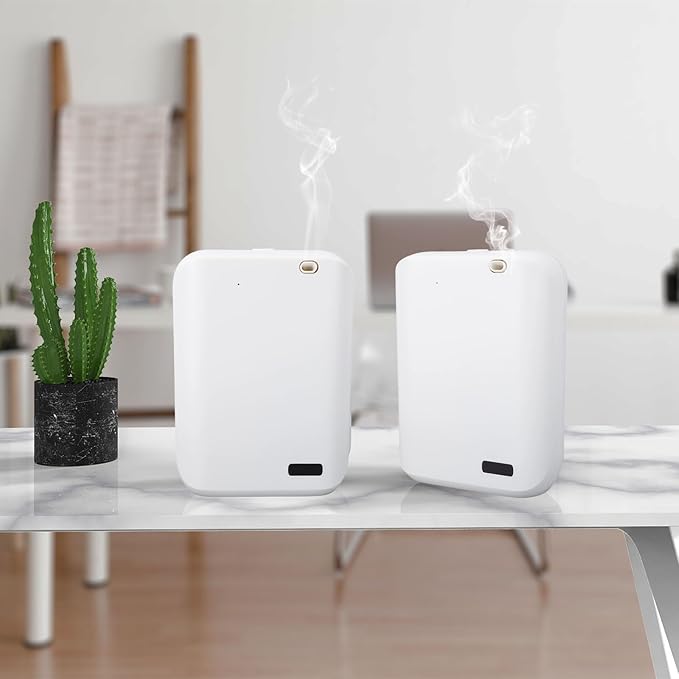 Zunate Smart Scent Air Machine 150ML, APP Controlled Silent Wall Mount Diffuser for 2152.78 Sq.Ft, Ideal for Hotels, Offices & Commercial Spaces (White)