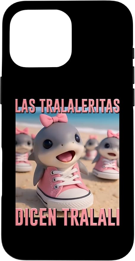Trendy Internet Meme Tralaleritas Dicen Tralali AI Generated Case for iPhone 16 Pro Max
