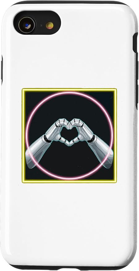 iPhone SE (2020) / 7 / 8 Hand Heart AI Robot | Hands Robot Shirt Case
