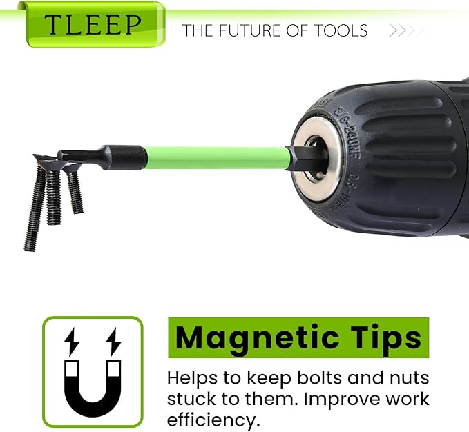 3.5" Long 1/4" Hex Head Allen Wrench Drill Bits, Metric 2.5mm Impact Driver Bit Set, Magnetic Tips Magnetic Screwdriver Bits Hex Drill Bit Set, S2 Steel, New Version Hex Keys with Storage Case