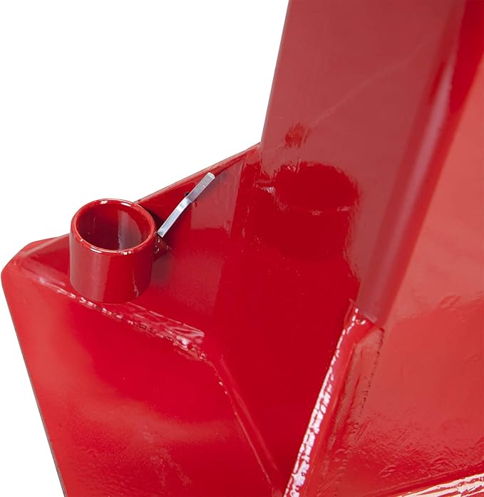 Big RED 22 Ton Car Jack Stands, Heavy Duty Pin Type Professional Car Jack Stand with Lock, Fit for Supporting Trucks, Trailers and Equipment, Red, 1 Pair