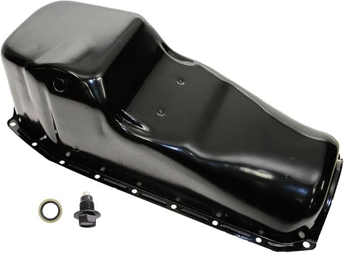 TRQ Engine Oil Pan Compatible with 80 Buick 80-85 Chevrolet GMC Oldsmobile Pontiac