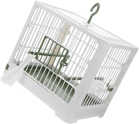 BESPORTBLE Foldable Bird Travel Carrier Cage Lightweight Portable Design for Parakeets and Small Birds for Travel and Outdoor Use Construction for Reliability