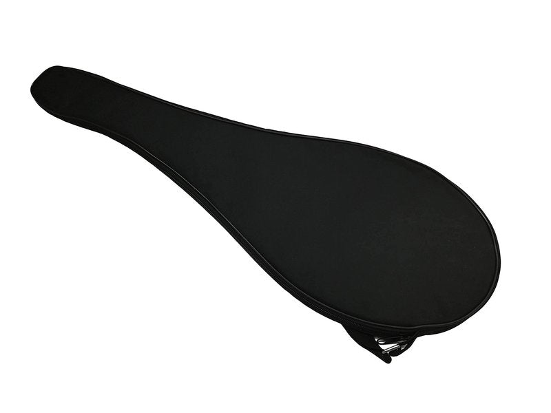 Silfrae Single Tennis Racket Cover Lightweight Padded Tennis Racquet Bag (Black, Small)