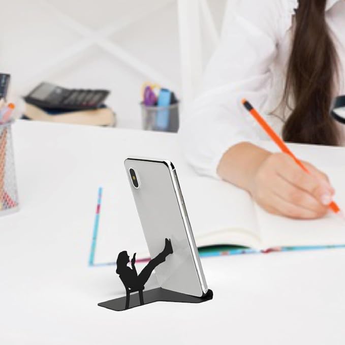 Artori Design Cell Phone Stand for Desk - Smartphone Stand for Office or Home - Cute Phone Stand for Recording Watching Videos Gaming or Video Calls - Unique Phone Holder for Tablets and Cellphones