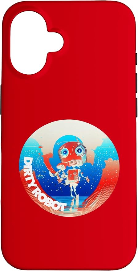 Dirty Robot my computer friend brand AI computing code cobot Case for iPhone 16
