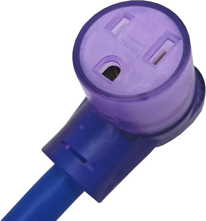 Parkworld Welder Extension Cord NEMA 6-50 Extension Cord, 6-50P to 6-50R STW 8AWG/3C for 40 Amp 250 Volt (5FT)