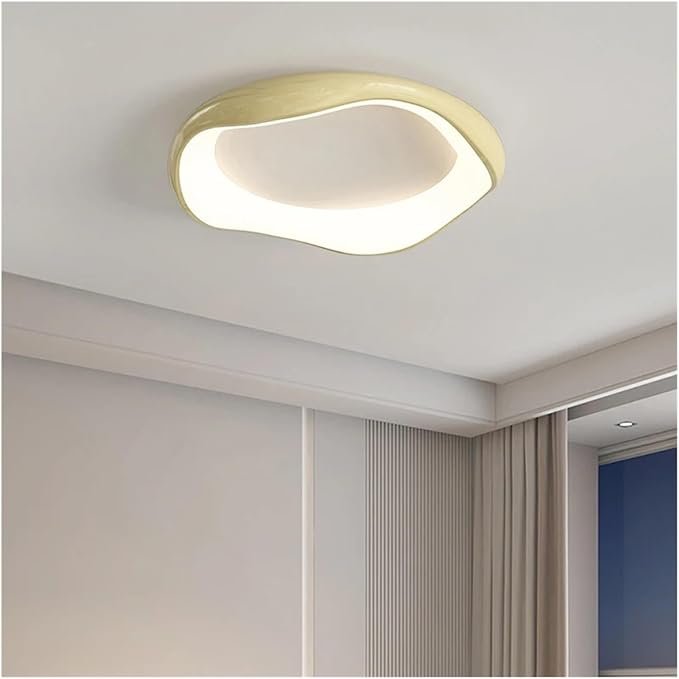 Modern Bedroom Ceiling Light Minimalist Interior Intelligent Lamp Living Room Bar Counter Home Decoration Lighting Fixture Contemporary(Yellow-52cm)