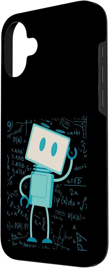 Artificial Intelligence Robot Futuristic AI Robotic Engineer Case for iPhone 16 Plus
