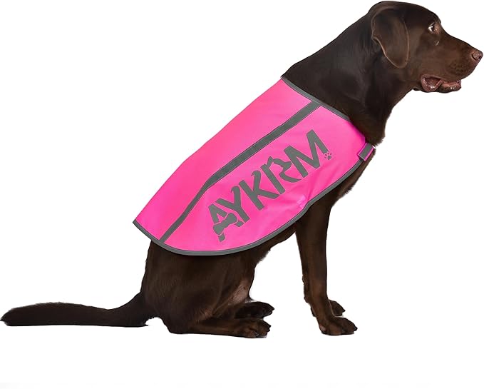 Pink Reflective Dog Vest for Small Breeds,High Visibility Dog Safety Vest Harness with Removable Bell Keep Safe from Hunting, Training & Cars Accidents