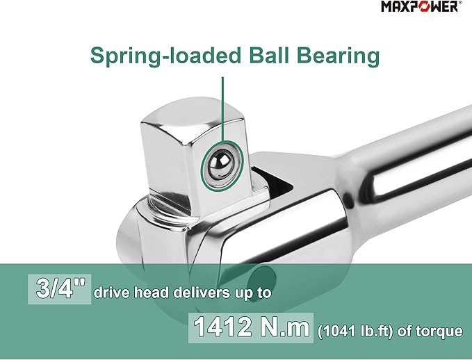 MAXPOWER 36-inch Breaker Bar 3/4" drive