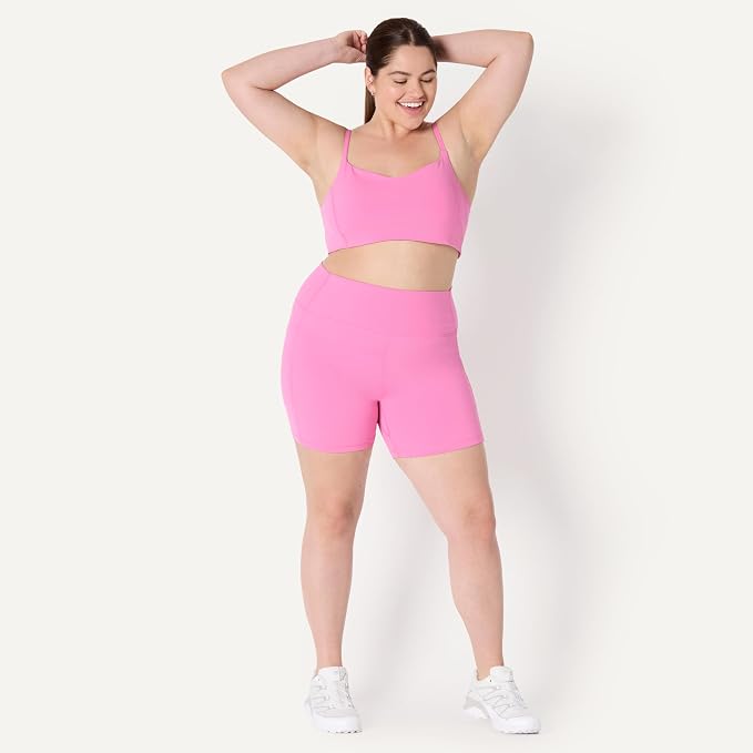 Amazon Essentials Women's Active FormFlex Buttery Soft High Waist Biker Shorts