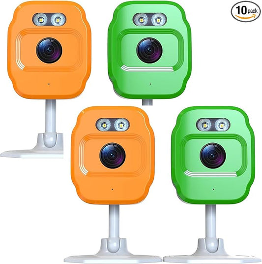 4Pcs 1080P Wireless Security Camera with Spotlight Night Vision, Motion Detection, Two-Way Voice, Pet and Home Monitoring, 2.4GHz WiFi Connection
