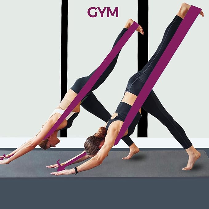 Resistance Bands,Professional Long Non-Latex Elastic Stretch Bands,Exercise Bands for Physical Therapy, Yoga, Pilates, Rehab, at-Home or The Gym Workouts, Strength Training