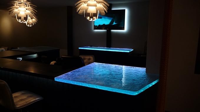 Inspired LED Cut and Connect Series Kit: Super Bright Blue - 39.5ft/ 12M (40ft) Flexible LED DIY Kit Under Cabinet LED | Dimmable