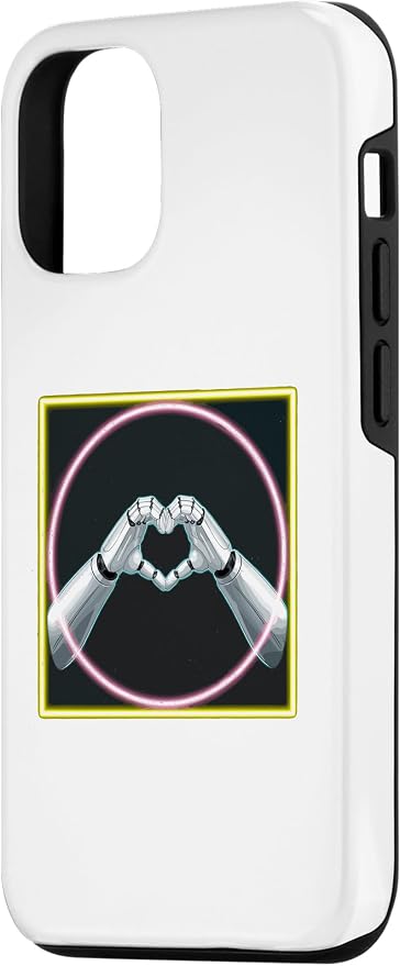 iPhone 14 Hand Heart AI Robot | Hands Robot Shirt Case