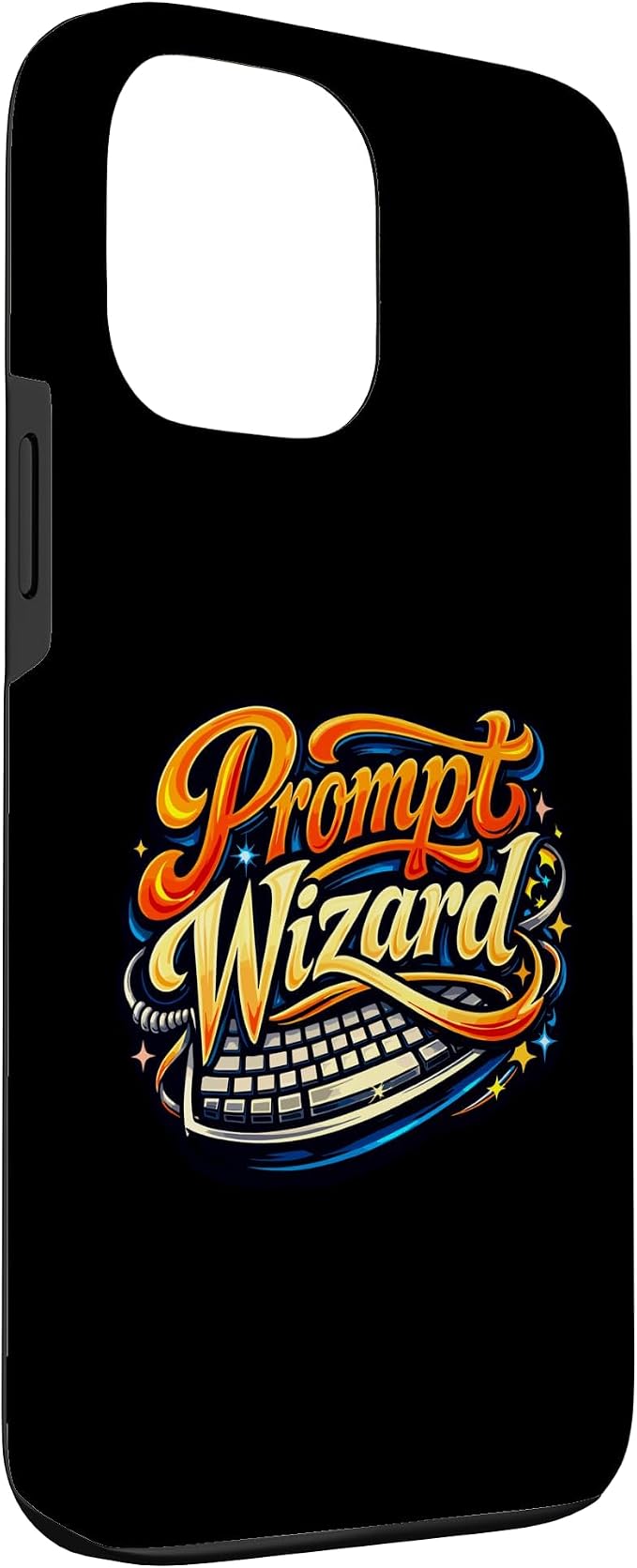 Prompt Wizard AI Retro Keyboard Case for iPhone 13 Pro Max