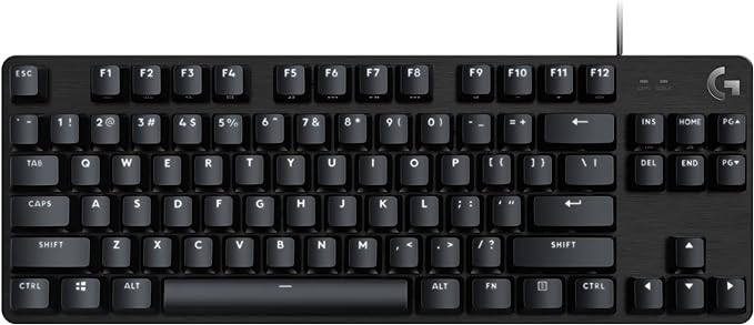 Logitech G413 TKL SE Mechanical Gaming Keyboard - Black | Tactile switches, anti-ghosting, compatible with Windows and macOS, compact design