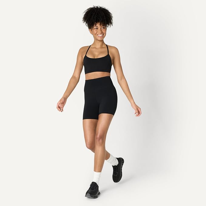 Amazon Essentials Women's Active FormFlex Buttery Soft High Waist Biker Shorts