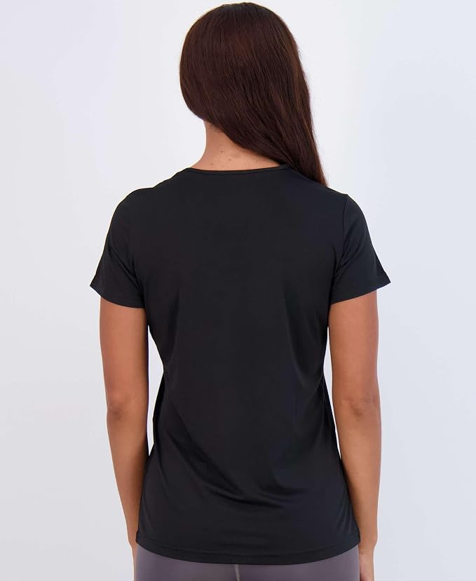 5 Pack Women's Dry Fit Short Sleeve Athletic Gym Workout Running Tops | Available in Plus Size, Exercise, Sports, Fitness, Quick Dry, Cooling, Moisture Wicking, Loose Basic Tees, Yoga, Pilates