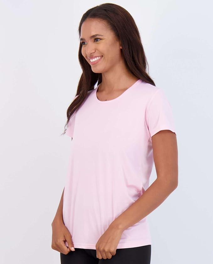 5 Pack Women's Dry Fit Short Sleeve Athletic Gym Workout Running Tops | Available in Plus Size, Exercise, Sports, Fitness, Quick Dry, Cooling, Moisture Wicking, Loose Basic Tees, Yoga, Pilates