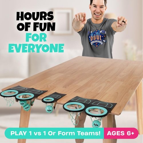 Dude Perfect Tabletop Roll - Target Toss Game for Kids & Adults | Perfect for Family Game Night & Parties