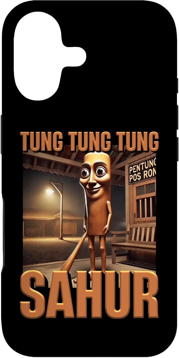 Internet Hilarious Meme AI Character Tung Tung Tung Sahur Case for iPhone 17